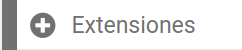 Imagen de la categoría de bloques de programación Extensiones de la herramienta MakeCode